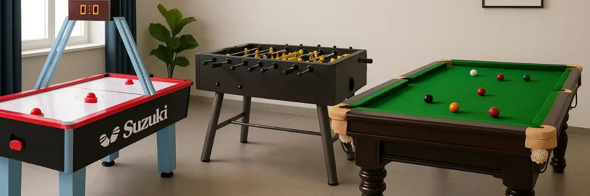 Buy iBOOSTUP® Suzuki 8x4 ft Portable Pool Table – Wooden Frame